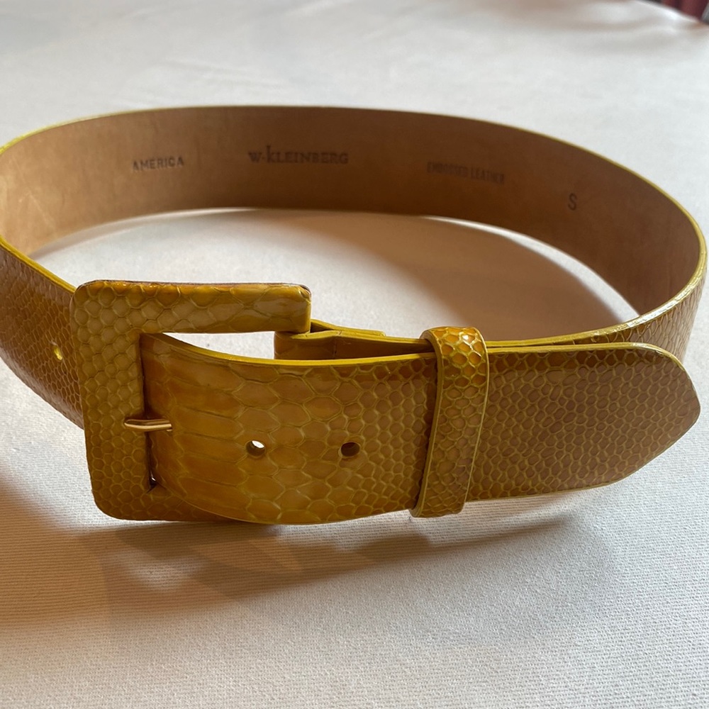 W.Kleinberg yellow belt